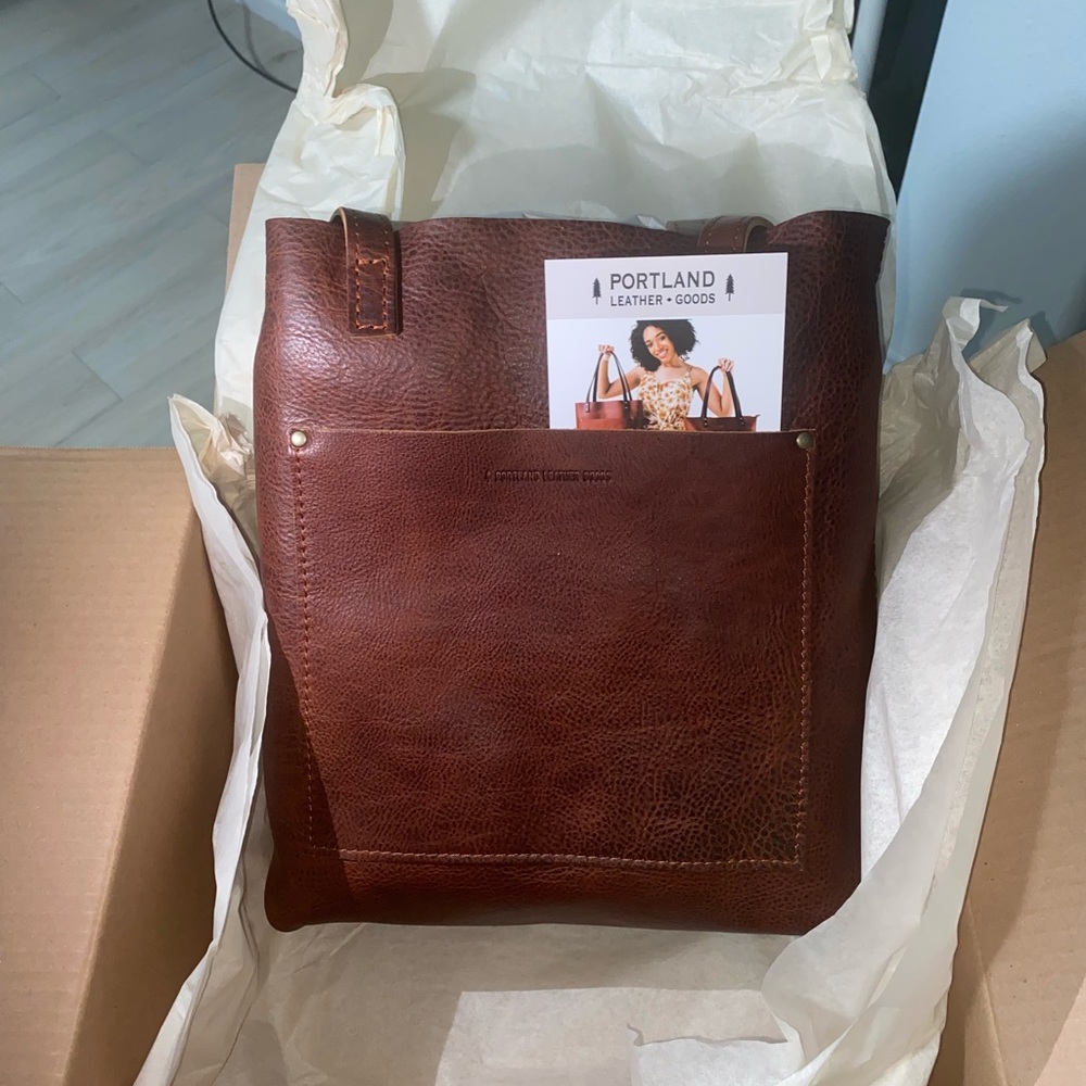 I am selling portland leather tote bags